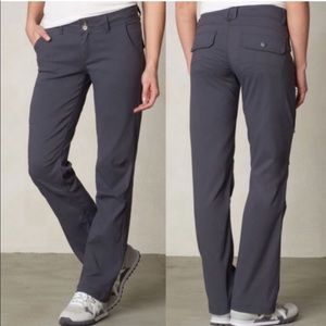 Prana Halle pants - grey, size 8 short